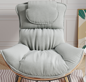 <span class=keywords><strong>Chaise</strong></span> <span class=keywords><strong>longue</strong></span> contemporaine ergonomique inclinable en tissu, fauteuil d'appoint rembourré pour salon d'appartement - Product Image 3