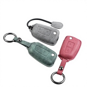 Housse de <span class=keywords><strong>clé</strong></span> de voiture Leatr, étui pour <span class=keywords><strong>clé</strong></span> de voiture 2/3 boutons pour <span class=keywords><strong>Nissan</strong></span> <span class=keywords><strong>Qashqai</strong></span> J11 X-trail Murano Maxima Tiida Altima Quest Juke Micra Pulsar - Product Image 1