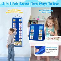 Calendario Visual para Niños, Tabla de Rutina Diaria para Autismo con 96 Tarjetas para Niños Pequeños, Hogar y Escuela