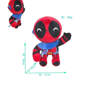 Juguete de Peluche Deadpool, Figura de Anime de Wolverine, Regalo de <span class=keywords><strong>Cumpleaños</strong></span>, Mercancía Popular del Juego - Product Image 1