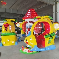 Manège pour enfants sur le thème des dessins animés, manège mécanique avion-bateau à vendre, manèges amusants de haute qualité, avion mécanique Capaci