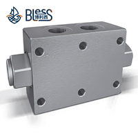 Vanne de retenue modulaire à double commande pilotée de qualité marine Z2S 10-1-3X pour systèmes hydrauliques de navires 4500 PSI