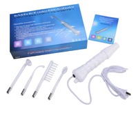 Appareil facial multifonction haute fréquence en ABS, électrique, prise US, pour raffermissement cutané, stimulation de la pousse des cheveux et traitement de l'acné par la lumière