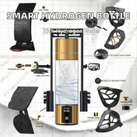 Bouteille/Gobelet d'eau hydrogénée portable Smart Home 2026, riche en H2, 3000ppb PPM, électrique, 300ml, pour la maison, l'extérieur et la voiture