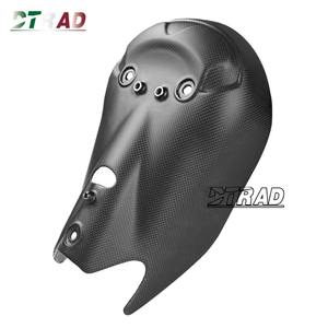 Cache-tuyau d'échappement en fibre de carbone véritable pour <span class=keywords><strong>DUCATI</strong></span> Panigale V2 959 1299, protection de capot d'échappement moto, bouclier thermique, carénage mat - Product Image 4