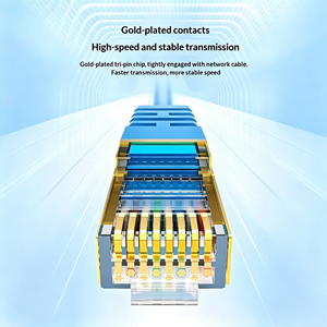 Cable de Conexión de Alta Velocidad CAT6/CAT6a SFTP de Cobre Puro <span class=keywords><strong>RJ45</strong></span> para Router de Banda Ancha, Cable de Red para Ingeniería 5G - Product Image 5