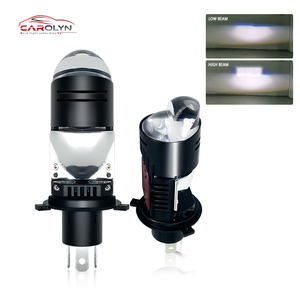 ไฟตัดหมอก LED ขนาดเล็ก6000K H4สว่างเป็นพิเศษหลอดไฟหน้ารถเลเซอร์ CANbus เลนส์โคมไฟอัตโนมัติ H4แสงลำแสงต่ำสูง - Product Image 2