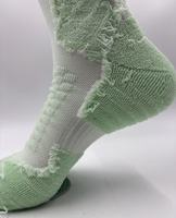 Chaussettes de tennis pour femmes personnalisées, antibactériennes, respirantes, antidérapantes, avec design OEM en sublimation tricotée