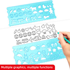 Ensemble de papeterie en plastique motif animal Kawaii Règles d'éducation de la petite enfance - Product Image 3