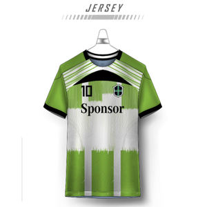 Maillots de football personnalisés imprimés sur mesure, maillots de soccer professionnels pour clubs et équipes, légers, respirants, résistants à l'eau, 100% personnalisables - Product Image 2