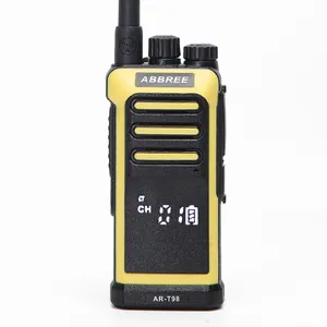 ABBREE AR-T98 미니 암호화 UHF 핸디 토키 양방향 라디오 UV-5R/BF-888S 아마추어 무전기 송수신기