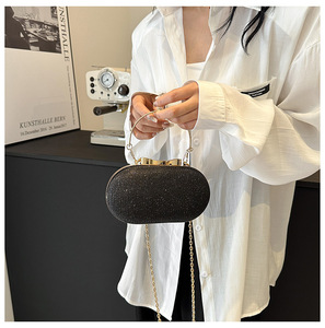 Bolso de lujo para cena de noche, moda coreana, venta al por mayor, bolso de mano <span class=keywords><strong>con</strong></span> diamantes de imitación, bolso de hombro ostentoso <span class=keywords><strong>con</strong></span> diamantes brillantes - Product Image 6