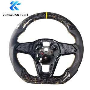 Palanca de Cambios de Fibra de Carbono con Luces LED para Volante de VW Golf GTI Mk8 Mk8.5 8R 8 <span class=keywords><strong>R</strong></span> Jetta Passat Tiguan <span class=keywords><strong>Arteon</strong></span> Bora Polo Audi A3 8V - Product Image 5