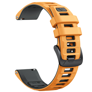 Bracelets de montre universels de 22 mm pour <span class=keywords><strong>Garmin</strong></span> Venu 3 Forerunner 265 255 pour Samsung Galaxy Watch 3 <span class=keywords><strong>S2</strong></span> Bracelet de montre sport en silicone - Product Image 6