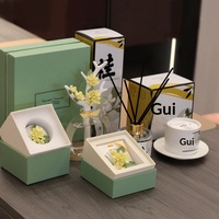 Diffuseur de parfum artisanal en céramique parfumé à l'Osmanthus, 90-120 jours d'aromathérapie, décoration pour la maison, chambre à coucher, coffret cadeau