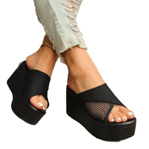 Pantuflas de Verano para Mujer, con Suela Gruesa, Modernas, para Exteriores - Product Image 4