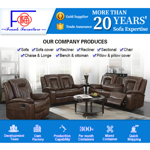 Meubles Frank Design à la mode Sofa sectionnel en cuir de qualité supérieure pour le salon - Product Image 4