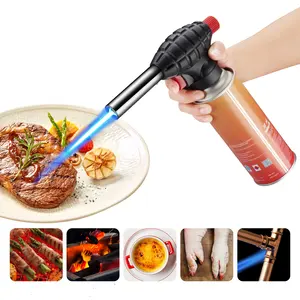 DEBANG 1300 Degree Torch Lighter Powerful Multifunctional Portable BBQ Lighter With Blue Pure Flame