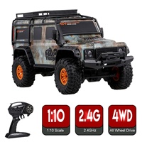 ZP1001 Camioneta RC de Metal a Escala 1/10 de Alta Calidad 2.4G 4WD Crawler Proporcional Monster Truck Experto Listo para Usar con Cargador y Control Remoto