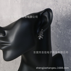 ต่างหูต้นคริสต์มาสย้อนยุคสแตนเลสสำหรับผู้ชายและผู้หญิง CF158 - Product Image 5