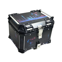 Haojin SY06 Bumper HJ150T-19, coffre de moto en alliage d'aluminium 45L avec système de fixation facile pour motos