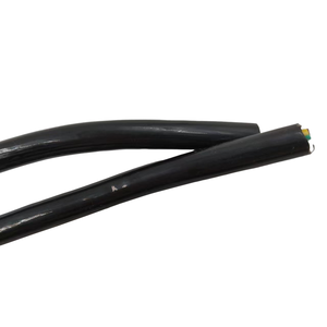 Cable de extensión de alimentación de resorte negro espiral telescópico, núcleo de cobre, Cable retráctil elástico, bobina retráctil - Product Image 4