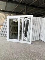 Fenêtres coulissantes en PVC, design UPVC, double vitrage