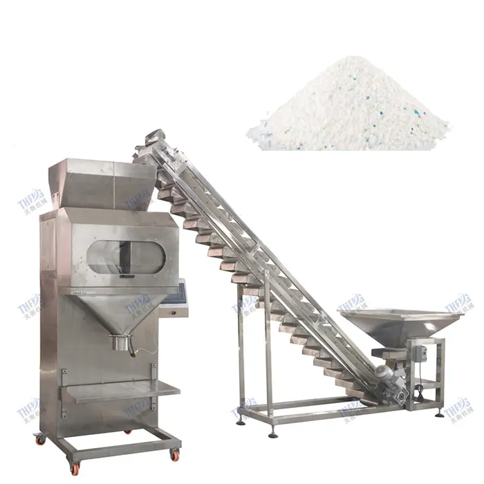 Particules de sucre en poudre pesant la machine de remplissage 5kg 10kg 15kg machine d'emballage automatique de sac de riz 5 k