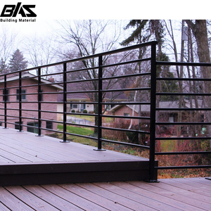 Balustrade moderne en fer galvanisé par OEM Nouveau design de balustrade en fer forgé Panneau de clôture en acier et métal <span class=keywords><strong>Balcon</strong></span> extérieur - Product Image 6