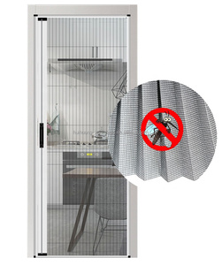 Khung nhôm cửa Polyester xếp li lưới gấp cửa sổ và cửa cho nhà hoặc khách sạn cửa sổ trượt màn hình lưới - Product Image 5