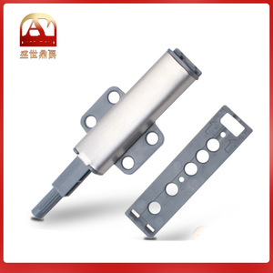 Stainless Steel Cabinet Door Push To Open Device Surface Mounted Handle Free Self Closing <b>Drawer</b> <b>Slide</b> Minimalist Design - Product Image 5