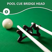 Tête de pont de billard en bronze antique Rayspeed, têtes de pont de billard en métal pour queues de billard, accessoires de billard