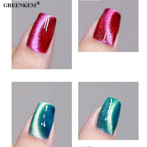 Esmalte de uñas de Gel UV Aurora de cristal multicolor, <span class=keywords><strong>brillo</strong></span> fino, efecto ojo de gato <span class=keywords><strong>transparente</strong></span>, logotipo personalizado, esmalte de Gel de ojo de gato para uñas - Product Image 4