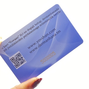 Cartes de visite en plastique PVC imperméables réutilisables - Product Image 4