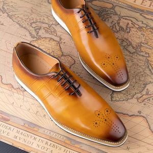 Factory Wholesale Business Casual Leather <b>Shoes</b> Handcrafted Cowhide Fashionable Breathable Comfortable Formal <b>Height</b> <b>Increasing</b> - Product Image 4