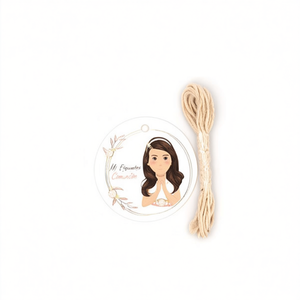 Etiquetas Colgantes Ilan con Diseño de Bautizo para Regalo de Comunión - Product Image 1