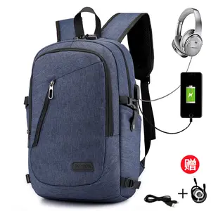 bags for men on sale slim bag Suppliers-Anti Theft Water Resistant College School bag, Slim Business Backpack With USB Charging, Travel Computer Bag for Women Men