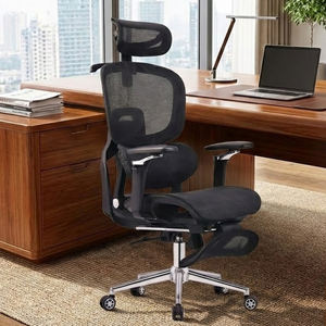 <span class=keywords><strong>Sedia</strong></span> da <span class=keywords><strong>Ufficio</strong></span> Direzionale Girevole a 360° in Rete, Stile Nordico Moderno, con Profondità Seduta Regolabile - Campione Gratuito - Product Image 1