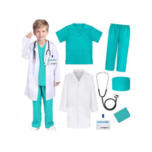 Blouse blanche pour enfants, uniforme d'infirmière, robe de chirurgien, vêtements de travail pour tout-petits, pour expériences scientifiques et jeux de rô<span class=keywords><strong>le</strong></span> - Product Image 2
