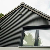 Panneau mural extérieur en bois écologique WPC imperméable et ignifuge, rainuré, durable, tailles personnalisées, prix de gros