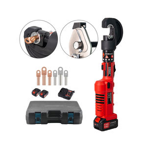 Cortador de crimpadora hidráulica eléctrica, herramienta de compresión V alimentada por batería de 18, para terminales de cable, 1/2 cc - Product Image 2