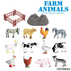 Jouets éducatifs pour enfants, <span class=keywords><strong>animaux</strong></span> <span class=keywords><strong>de</strong></span> <span class=keywords><strong>la</strong></span> <span class=keywords><strong>ferme</strong></span>, mini figurines d'<span class=keywords><strong>animaux</strong></span> <span class=keywords><strong>de</strong></span> <span class=keywords><strong>la</strong></span> <span class=keywords><strong>ferme</strong></span> assorties - Product Image 2