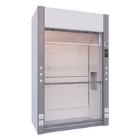 Meubles de laboratoire personnalisés, ventilation haute efficacité, hotte à fumée intégrée en acier résistant à la corrosion avec ventilateurs d'évacuation