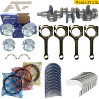 AKF Car Engine ZY Auto Engine Systems Crankshaft Connecting Rod Piston & Rings Bearings Set for Mazda M2 1.5L