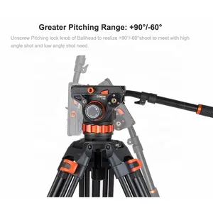 Nuevo Trípode Profesional <span class=keywords><strong>Coman</strong></span> DF26 Q7plus para Cámara DSLR de Alta Calidad - Product Image 4