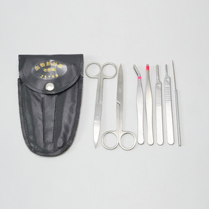 Kit de disección, sondas, herramientas para preparación de especímenes animales, instrumentos didácticos, aparato de disección biológica (7 piezas) para - Product Image 2