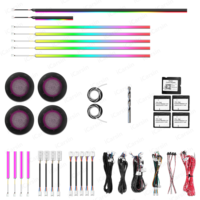 Kit d'éclairage d'ambiance intérieur LED Symphony 256 couleurs pour BMW Série 4 F33 F36 2016-2019 - Accessoires de bande lumineuse d'ambiance