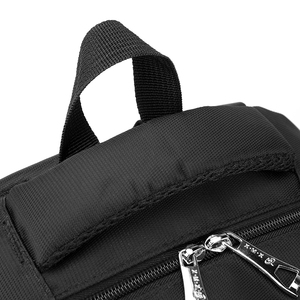 Zaino Minimalista Nero Versatile con Dettagli Blu e Gialli: Ideale per Pendolarismo, Campus e Viaggi Leggeri - Product Image 4