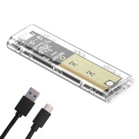 NGFF/SATA Biprotocol SSD Caja de disco duro de estado sólido Caja móvil de disco duro externa Compatible con sistema operativo múltiple