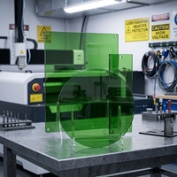 Jendela Pelindung Laser ND FUZHAN Daya Tinggi 1064nm/800-1100nm untuk Pemotongan dan Pengelasan Laser Serat YAG